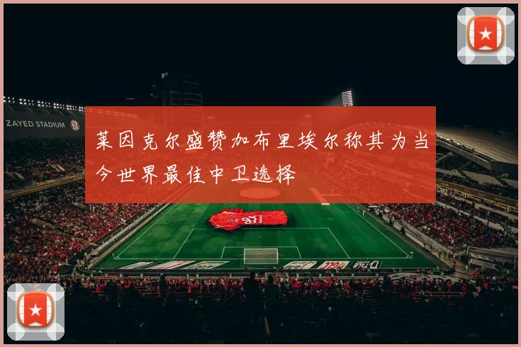 莱因克尔盛赞加布里埃尔称其为当今世界最佳中卫选择